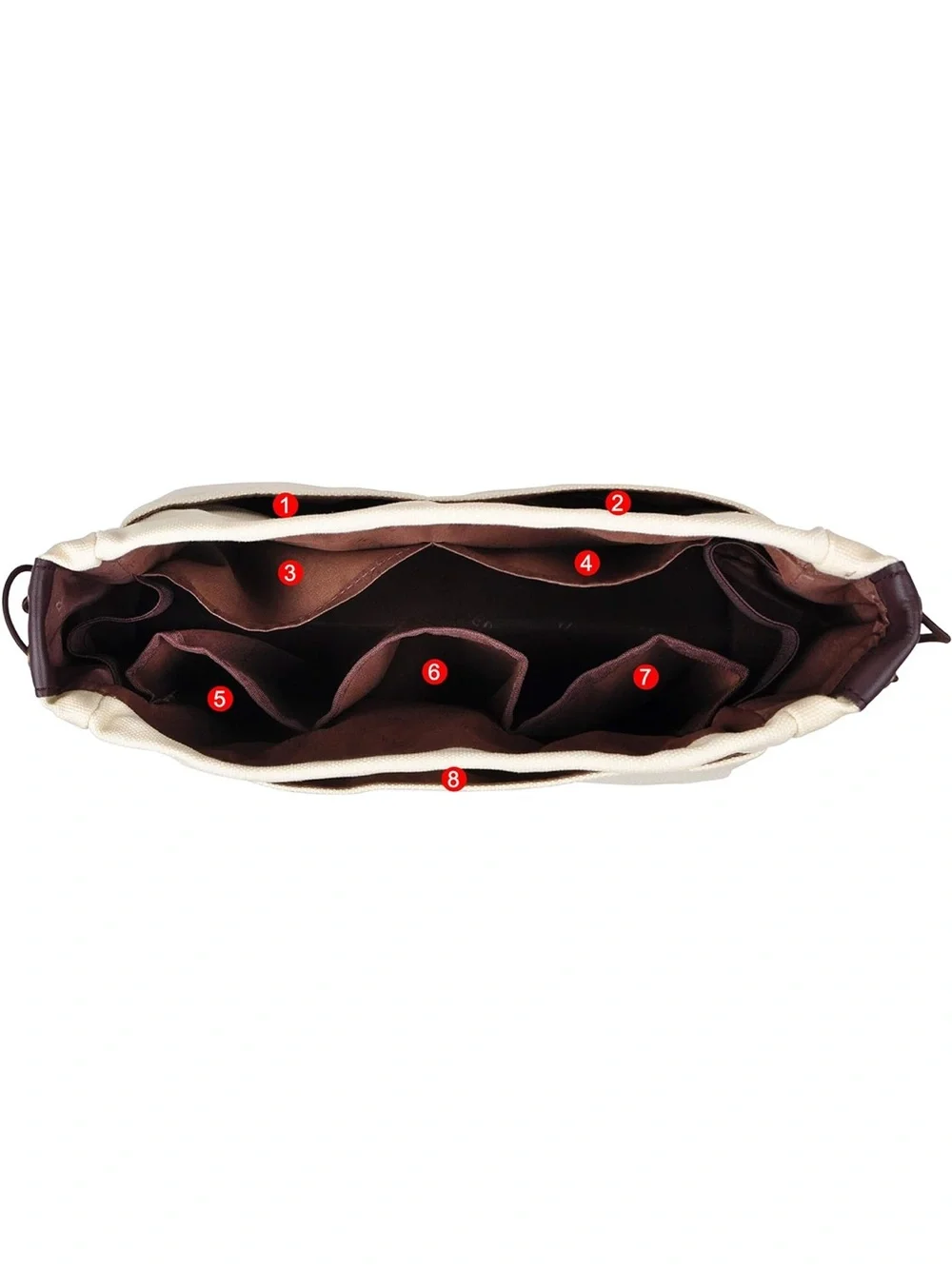 Vercord Canvas Handbag Organizer
